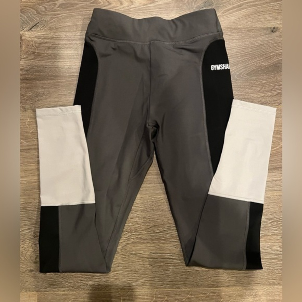 Gymshark Gray and Black Leggings